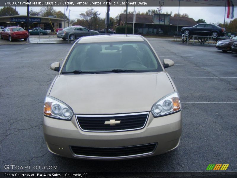 Amber Bronze Metallic / Cashmere Beige 2008 Chevrolet Malibu Classic LT Sedan