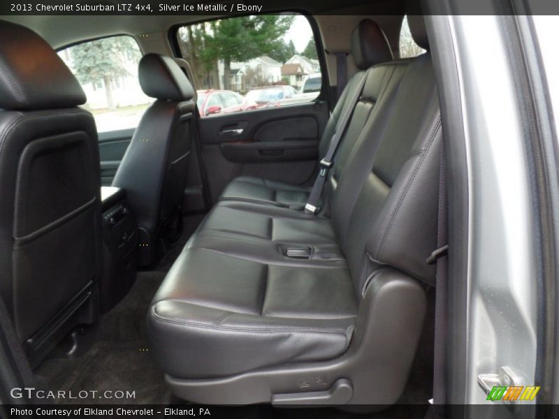 Silver Ice Metallic / Ebony 2013 Chevrolet Suburban LTZ 4x4