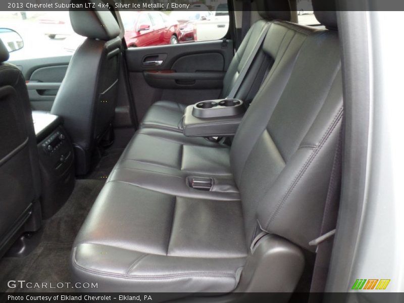 Silver Ice Metallic / Ebony 2013 Chevrolet Suburban LTZ 4x4