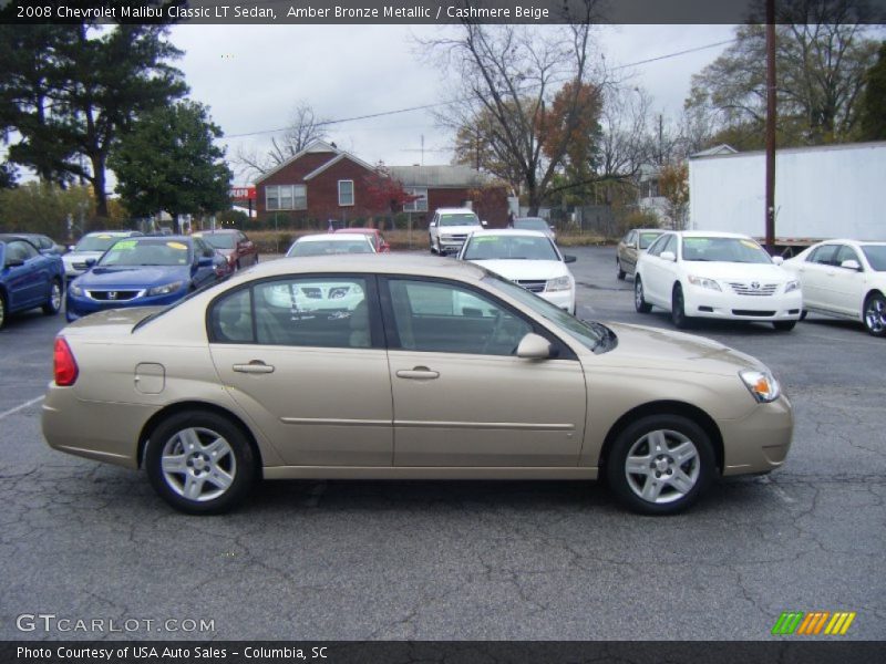 Amber Bronze Metallic / Cashmere Beige 2008 Chevrolet Malibu Classic LT Sedan