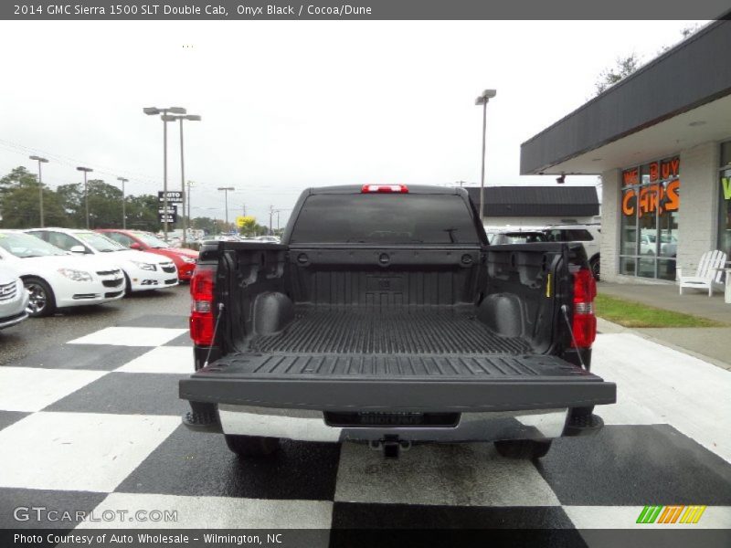 Onyx Black / Cocoa/Dune 2014 GMC Sierra 1500 SLT Double Cab