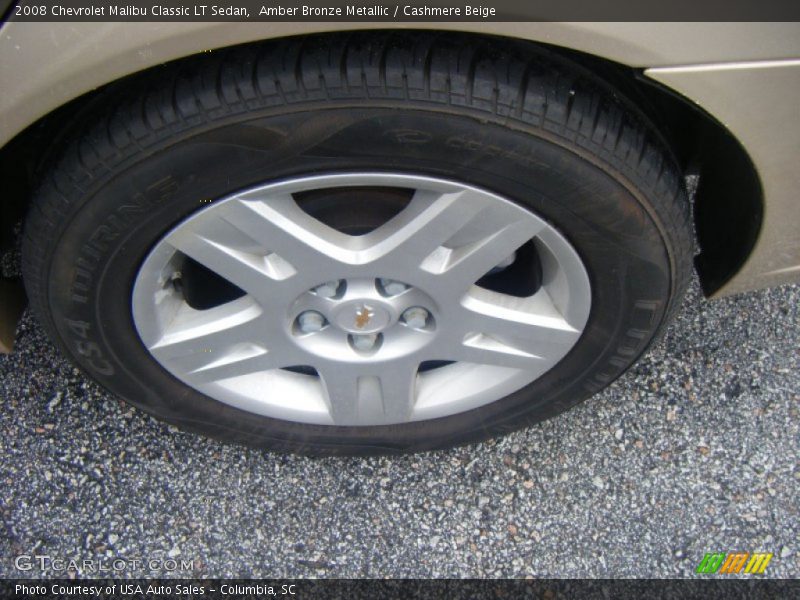 Amber Bronze Metallic / Cashmere Beige 2008 Chevrolet Malibu Classic LT Sedan