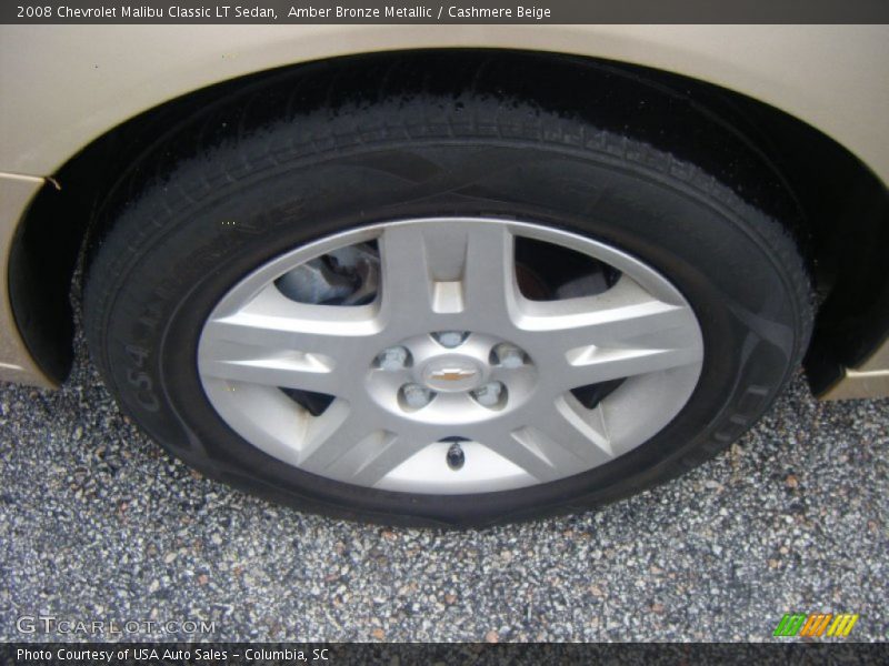 Amber Bronze Metallic / Cashmere Beige 2008 Chevrolet Malibu Classic LT Sedan