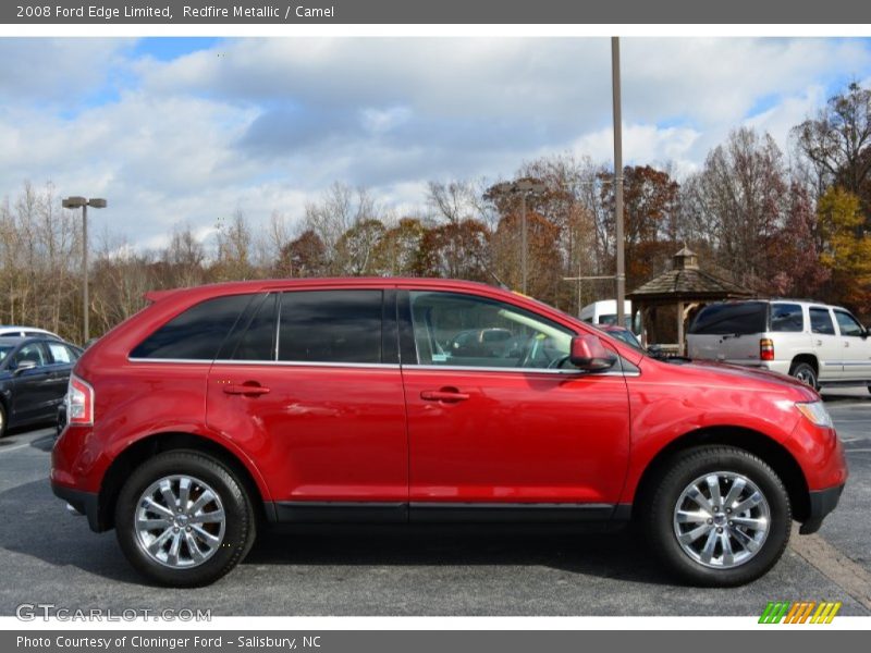 Redfire Metallic / Camel 2008 Ford Edge Limited