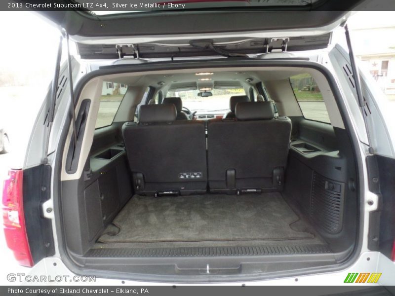Silver Ice Metallic / Ebony 2013 Chevrolet Suburban LTZ 4x4