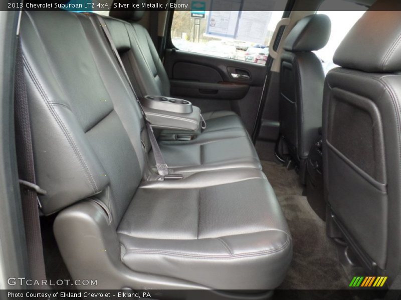 Silver Ice Metallic / Ebony 2013 Chevrolet Suburban LTZ 4x4