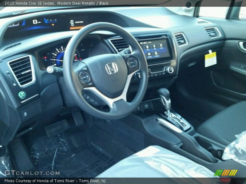 Black Interior - 2015 Civic SE Sedan 