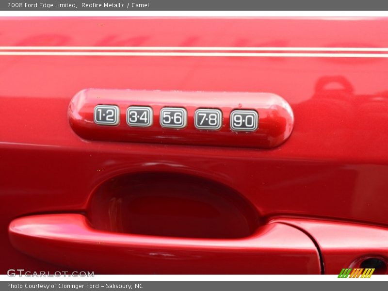 Redfire Metallic / Camel 2008 Ford Edge Limited