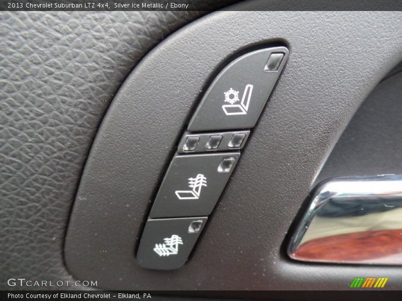 Silver Ice Metallic / Ebony 2013 Chevrolet Suburban LTZ 4x4