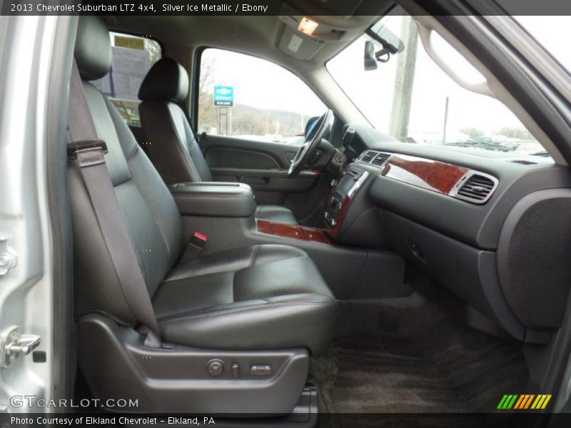 Silver Ice Metallic / Ebony 2013 Chevrolet Suburban LTZ 4x4