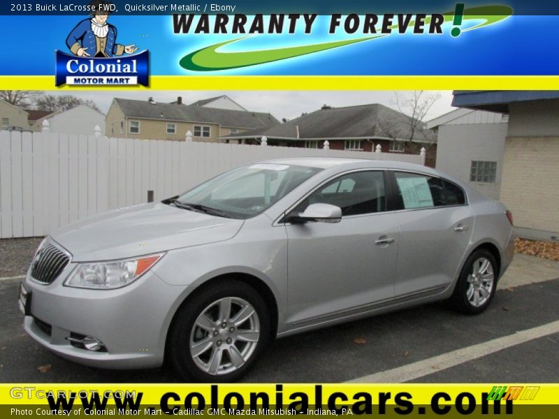 Quicksilver Metallic / Ebony 2013 Buick LaCrosse FWD