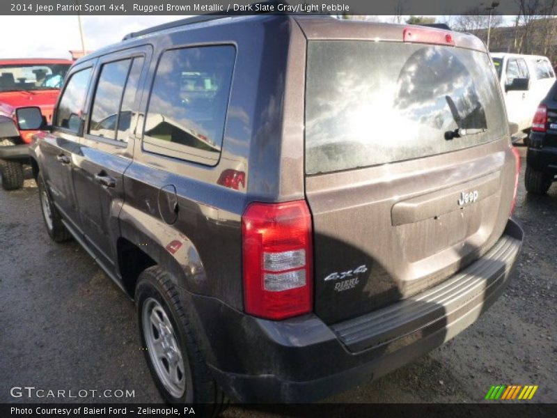 Rugged Brown Metallic / Dark Slate Gray/Light Pebble 2014 Jeep Patriot Sport 4x4
