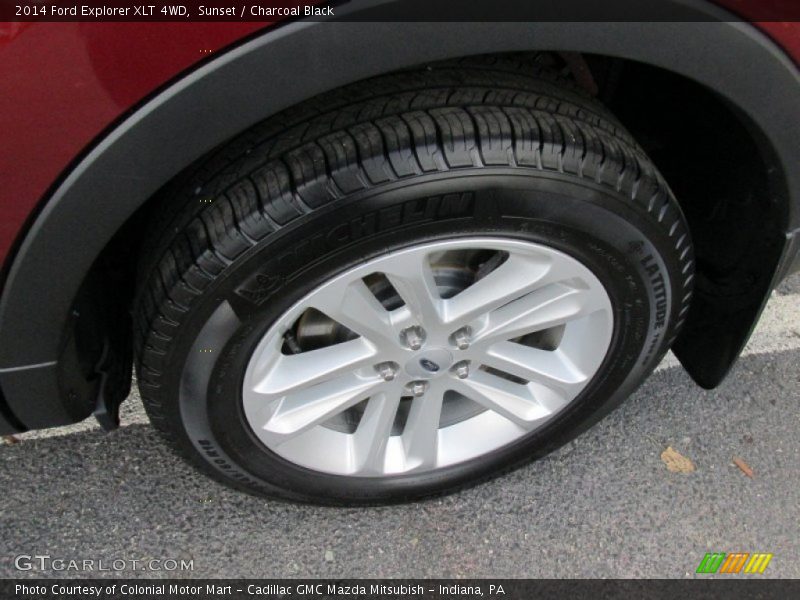 Sunset / Charcoal Black 2014 Ford Explorer XLT 4WD