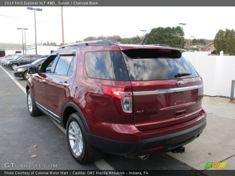 Sunset / Charcoal Black 2014 Ford Explorer XLT 4WD