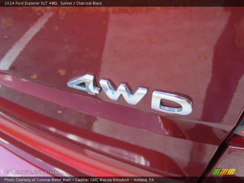 Sunset / Charcoal Black 2014 Ford Explorer XLT 4WD
