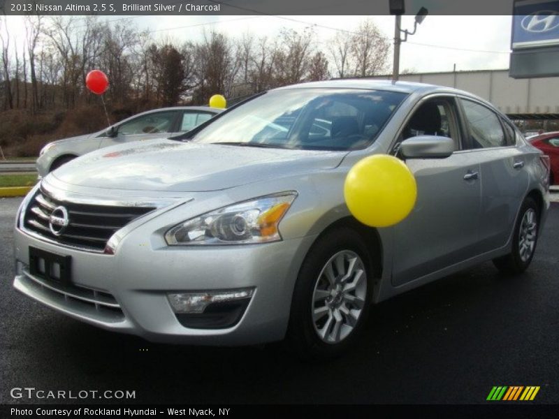 Brilliant Silver / Charcoal 2013 Nissan Altima 2.5 S