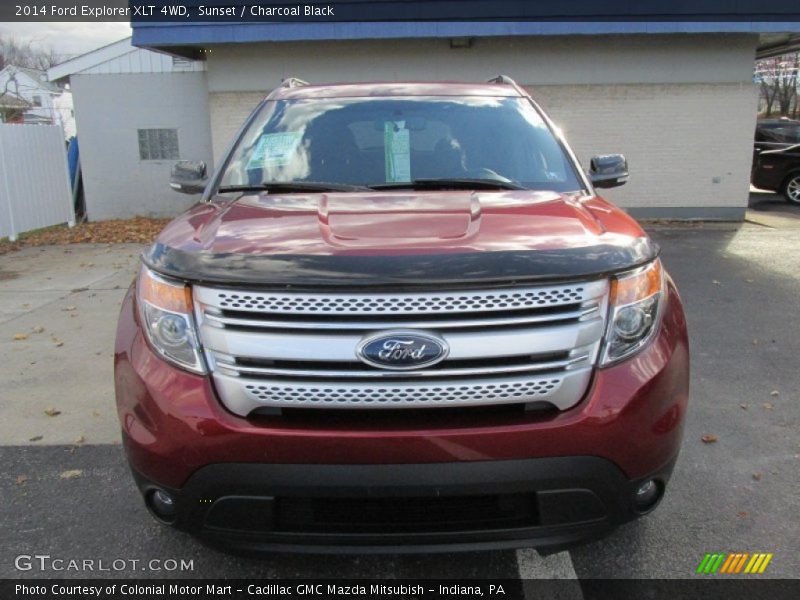 Sunset / Charcoal Black 2014 Ford Explorer XLT 4WD
