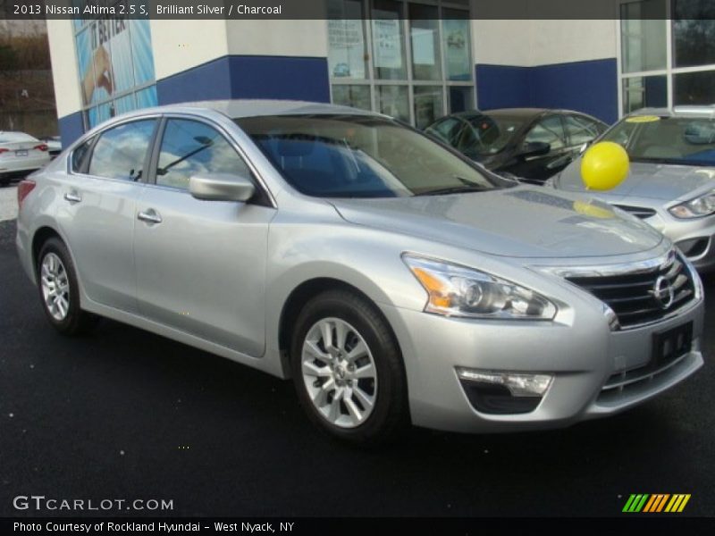 Brilliant Silver / Charcoal 2013 Nissan Altima 2.5 S