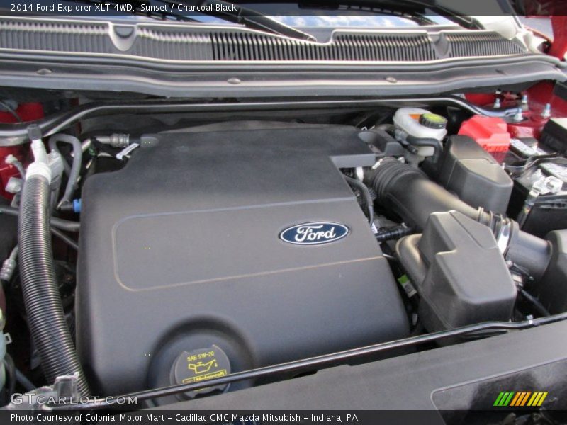 Sunset / Charcoal Black 2014 Ford Explorer XLT 4WD