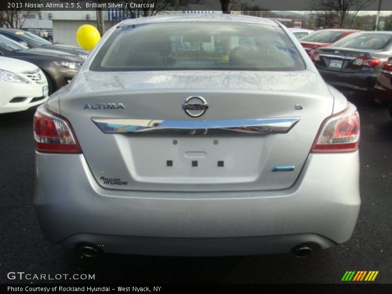 Brilliant Silver / Charcoal 2013 Nissan Altima 2.5 S