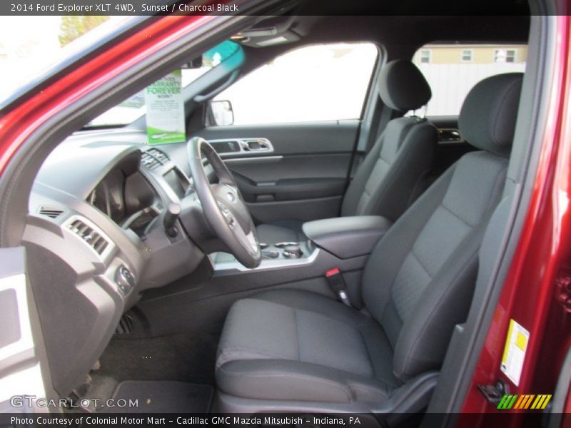 Sunset / Charcoal Black 2014 Ford Explorer XLT 4WD