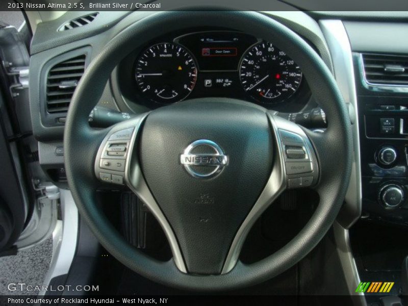 Brilliant Silver / Charcoal 2013 Nissan Altima 2.5 S