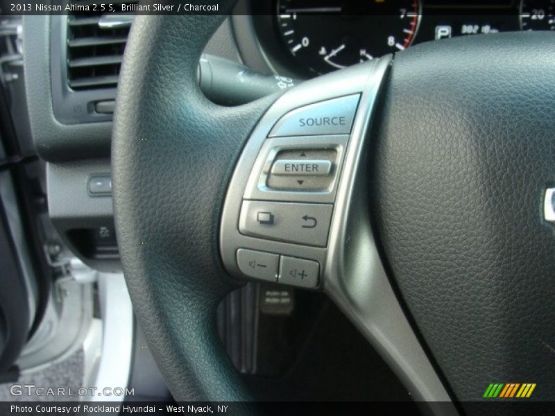Brilliant Silver / Charcoal 2013 Nissan Altima 2.5 S