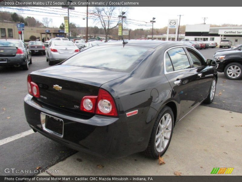 Black Granite Metallic / Cocoa/Cashmere 2009 Chevrolet Malibu LTZ Sedan