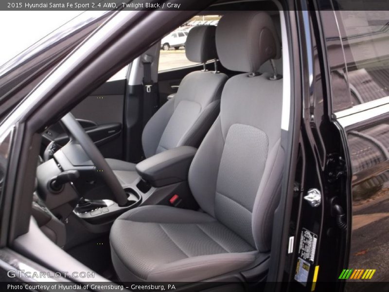 Twilight Black / Gray 2015 Hyundai Santa Fe Sport 2.4 AWD