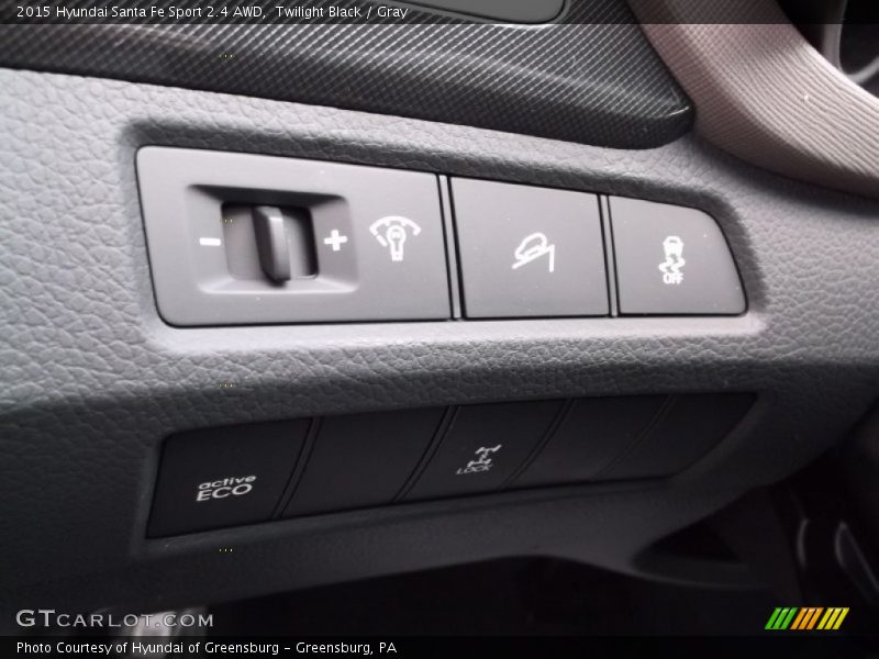 Twilight Black / Gray 2015 Hyundai Santa Fe Sport 2.4 AWD