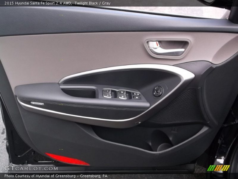 Twilight Black / Gray 2015 Hyundai Santa Fe Sport 2.4 AWD