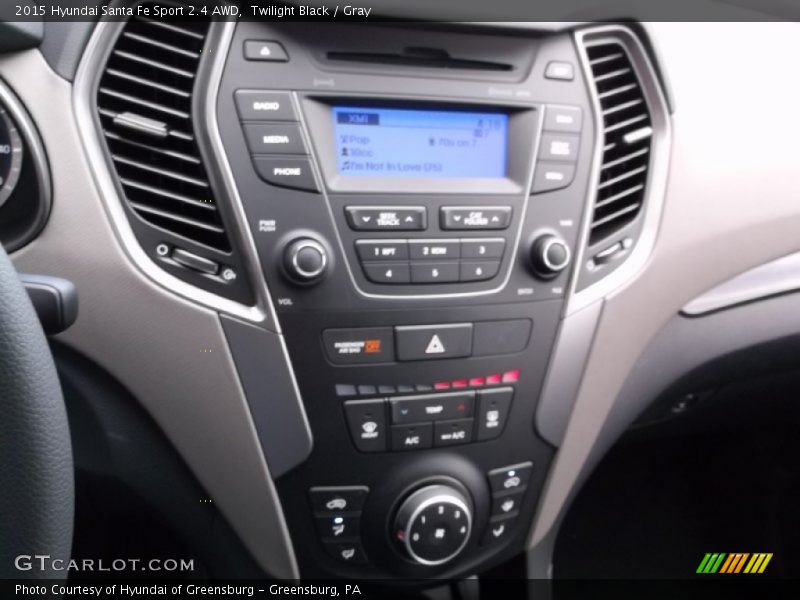 Twilight Black / Gray 2015 Hyundai Santa Fe Sport 2.4 AWD
