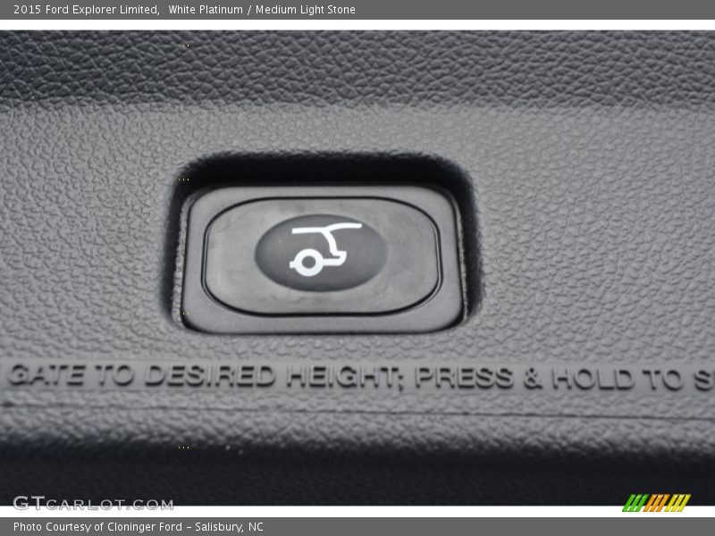 White Platinum / Medium Light Stone 2015 Ford Explorer Limited