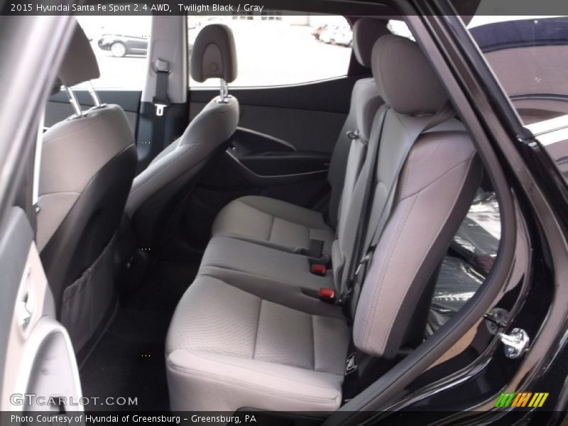 Twilight Black / Gray 2015 Hyundai Santa Fe Sport 2.4 AWD