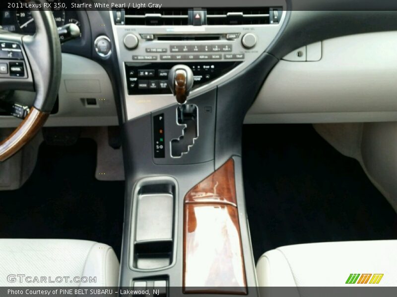 Starfire White Pearl / Light Gray 2011 Lexus RX 350