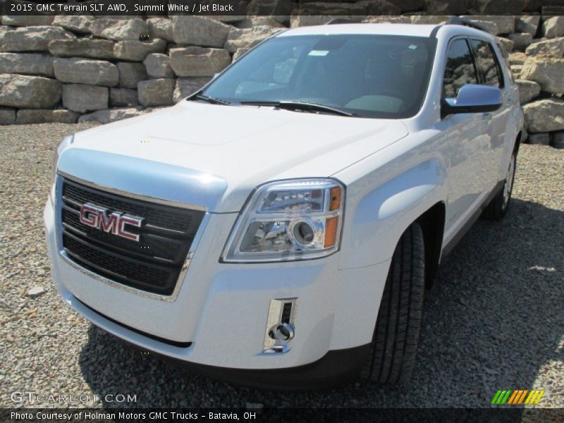 Summit White / Jet Black 2015 GMC Terrain SLT AWD