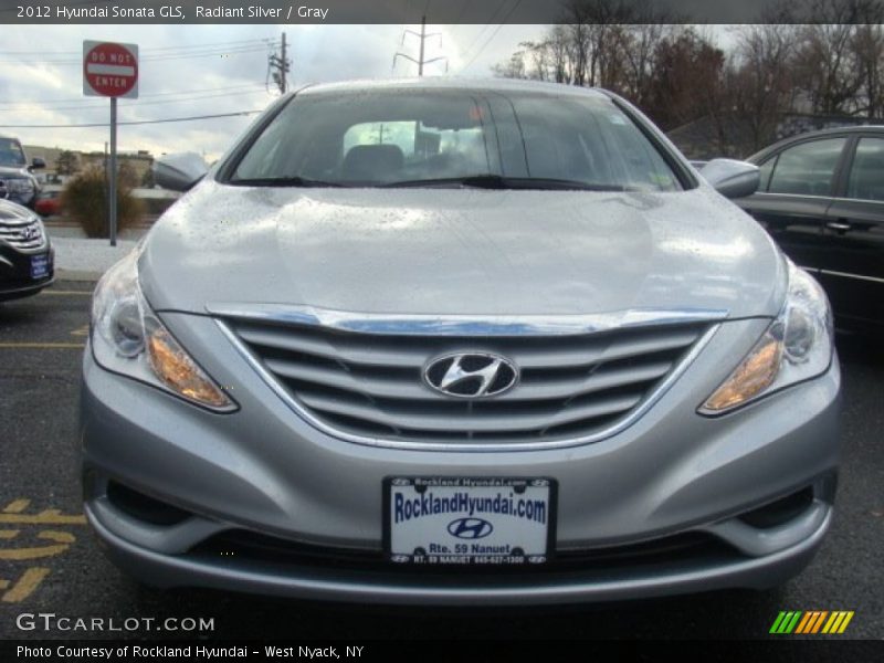 Radiant Silver / Gray 2012 Hyundai Sonata GLS