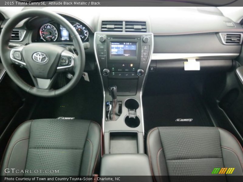 Attitude Black Metallic / Black 2015 Toyota Camry SE
