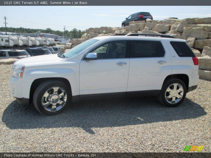 Summit White / Jet Black 2015 GMC Terrain SLT AWD