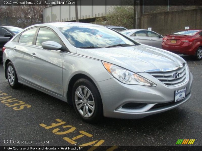 Radiant Silver / Gray 2012 Hyundai Sonata GLS