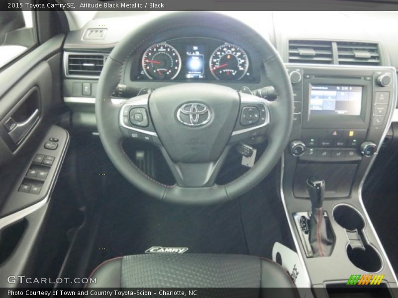 Attitude Black Metallic / Black 2015 Toyota Camry SE
