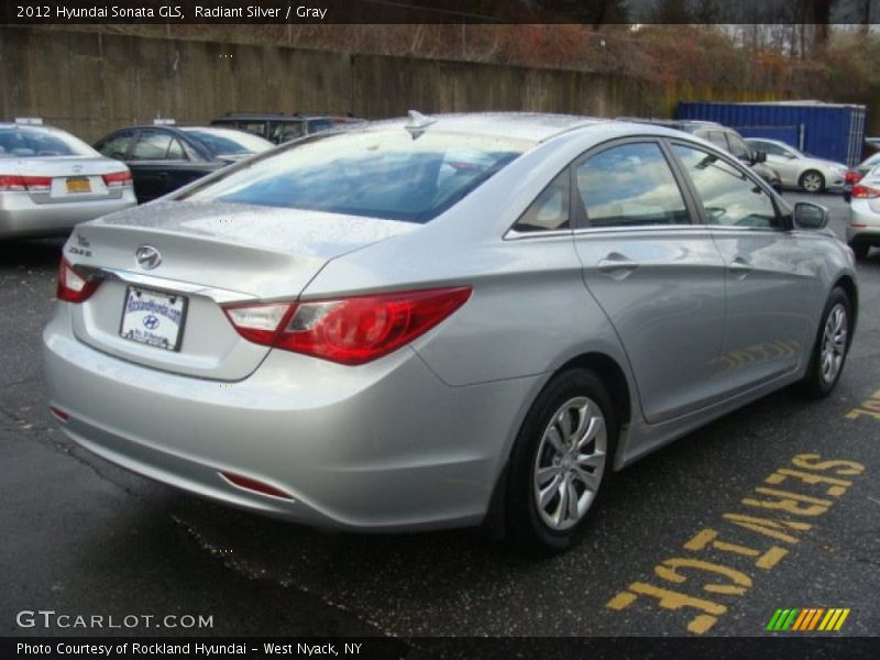 Radiant Silver / Gray 2012 Hyundai Sonata GLS