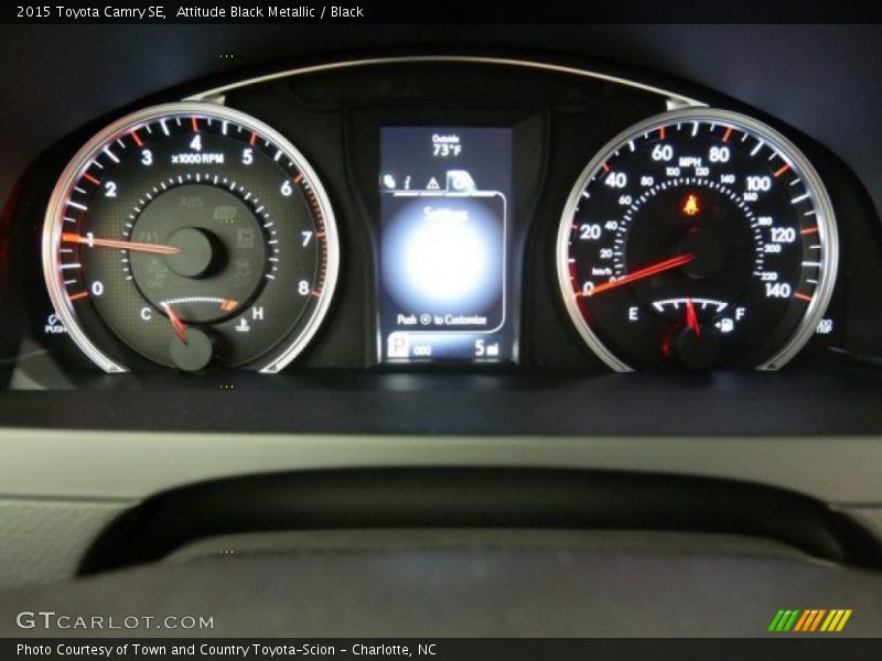 Attitude Black Metallic / Black 2015 Toyota Camry SE