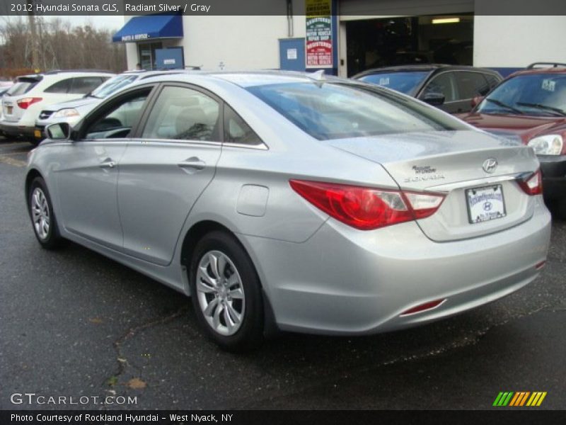 Radiant Silver / Gray 2012 Hyundai Sonata GLS