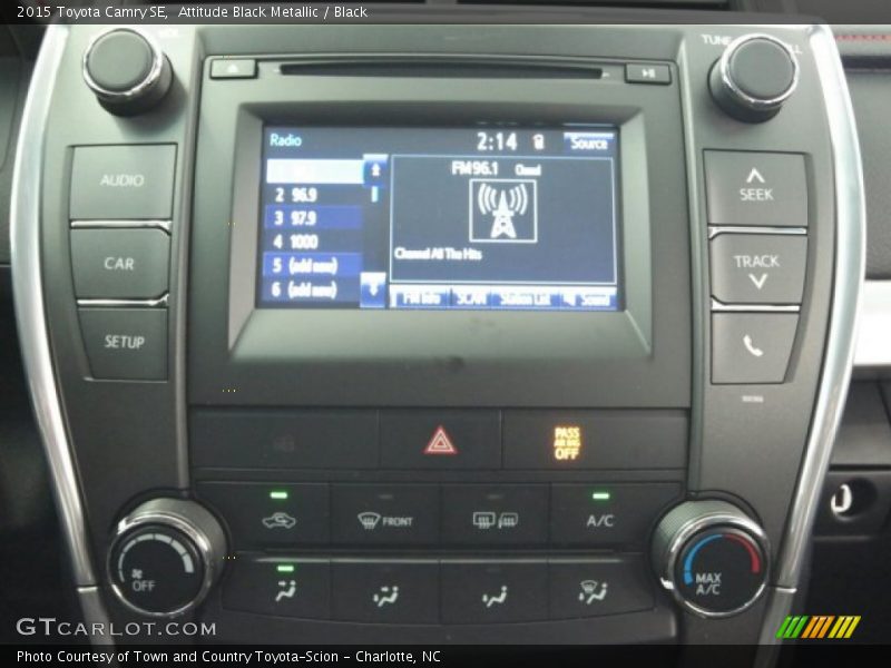 Attitude Black Metallic / Black 2015 Toyota Camry SE