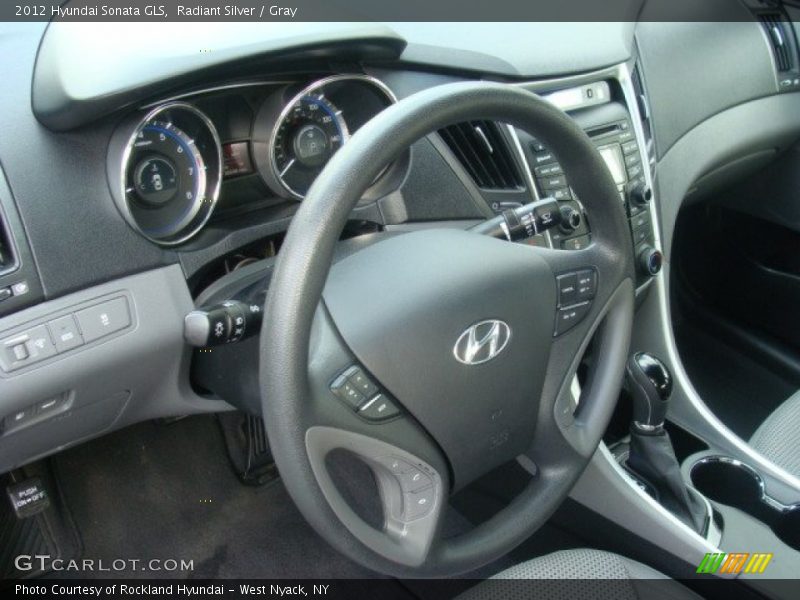 Radiant Silver / Gray 2012 Hyundai Sonata GLS