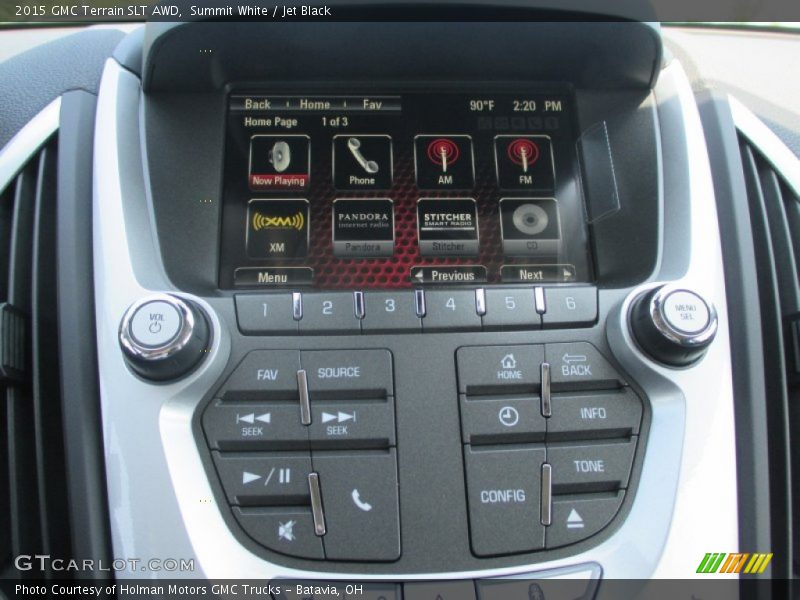 Summit White / Jet Black 2015 GMC Terrain SLT AWD