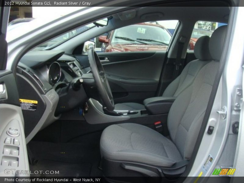 Radiant Silver / Gray 2012 Hyundai Sonata GLS