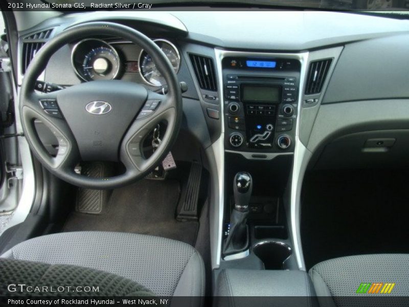 Radiant Silver / Gray 2012 Hyundai Sonata GLS