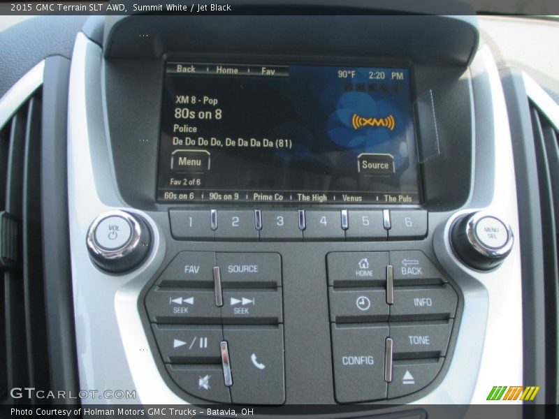 Summit White / Jet Black 2015 GMC Terrain SLT AWD